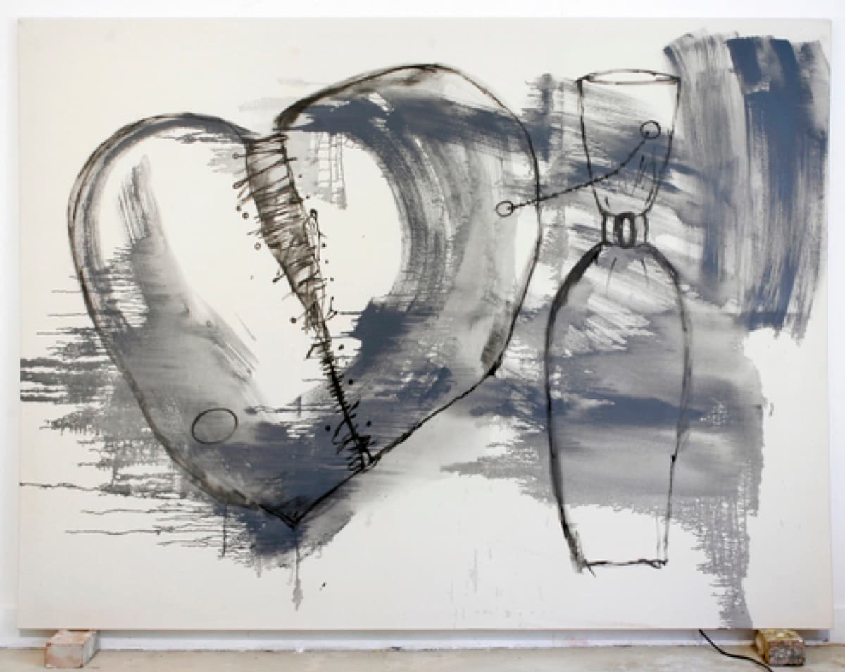 meat 02 1broken heart gloss on canvas 182x242cm0