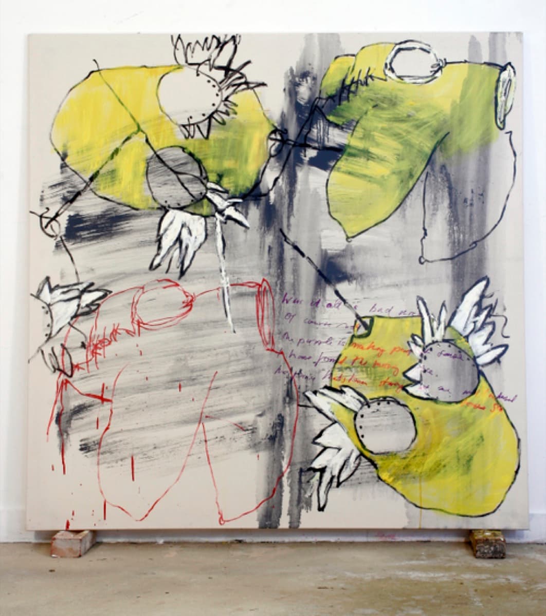 meat 07 6the missing piece182x182cmgloss on canv