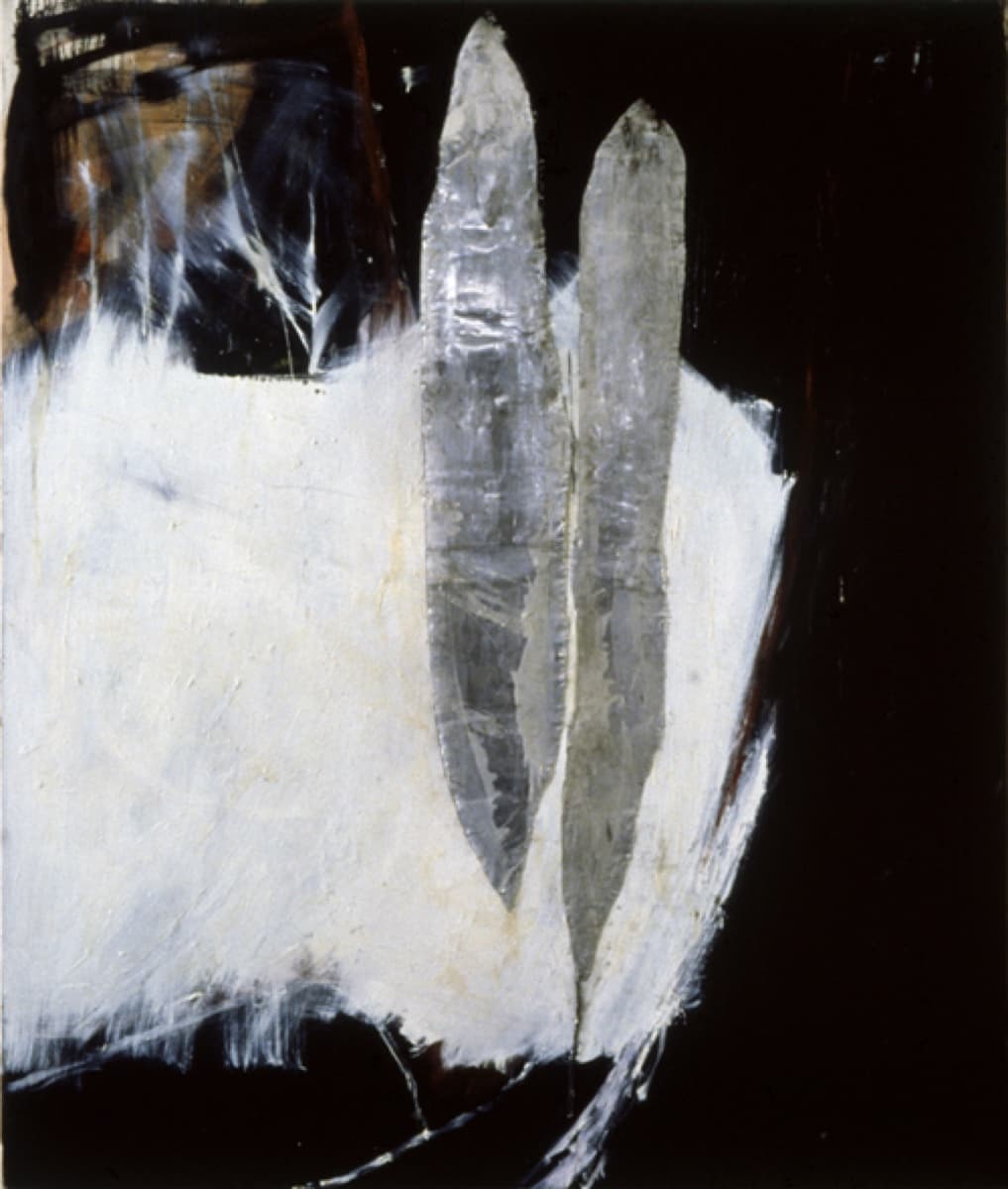 metal 09 3cuts metal encaustic on canvas 2