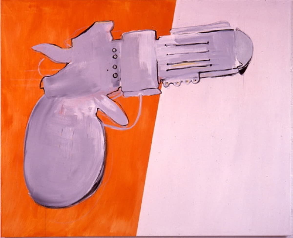 guns shadows 19992000 05 13orange gunemulsion on canvascr152x182c