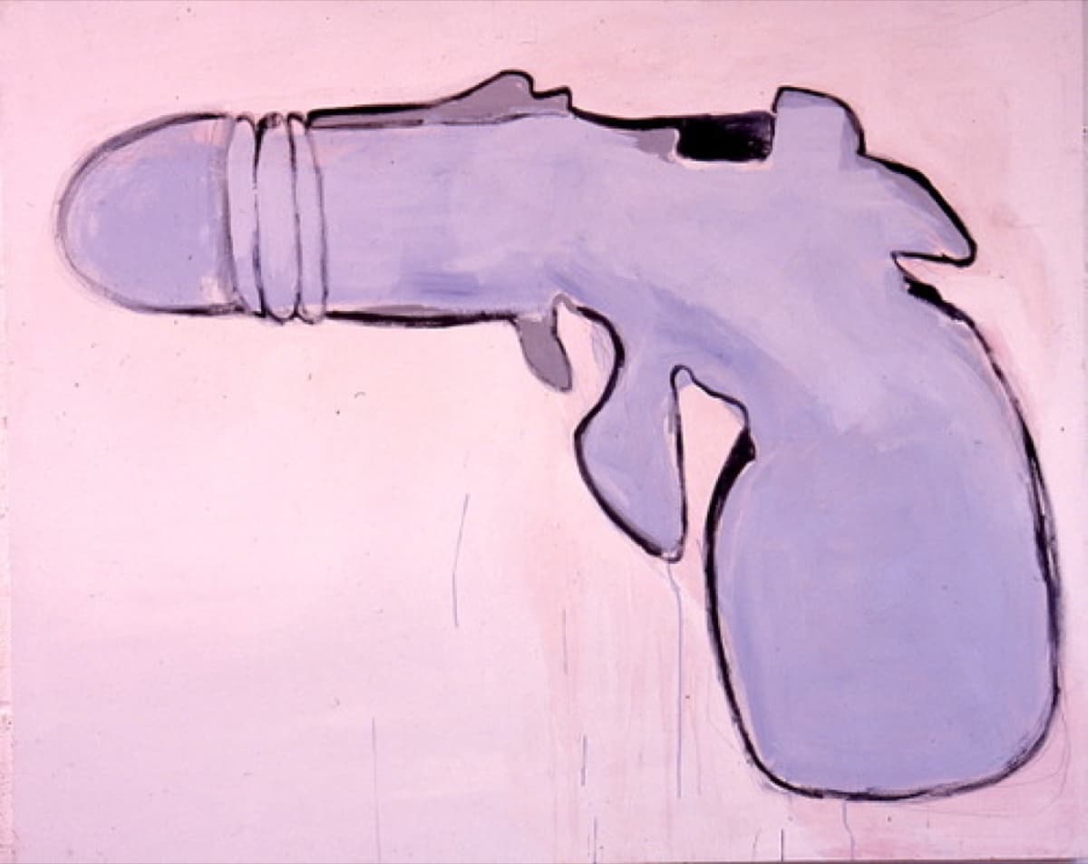 guns shadows 19992000 07 15gunnr1emulsion on canvas152x182cm96cr